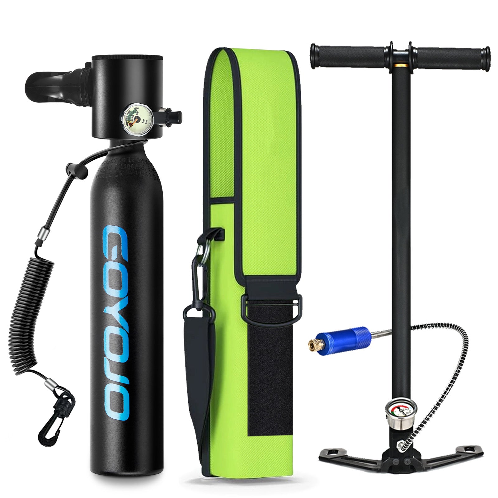 GOYOJO Scuba Tank 0.5L + Hand Pump