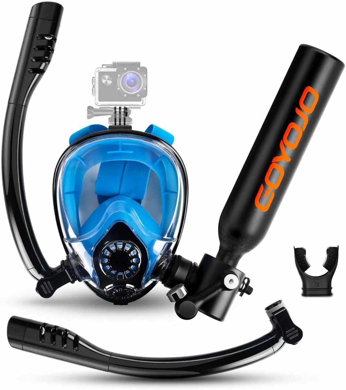 GOYOJO Mini Scuba Tank, Portable Diving Lung Air Tank with DOT Certified