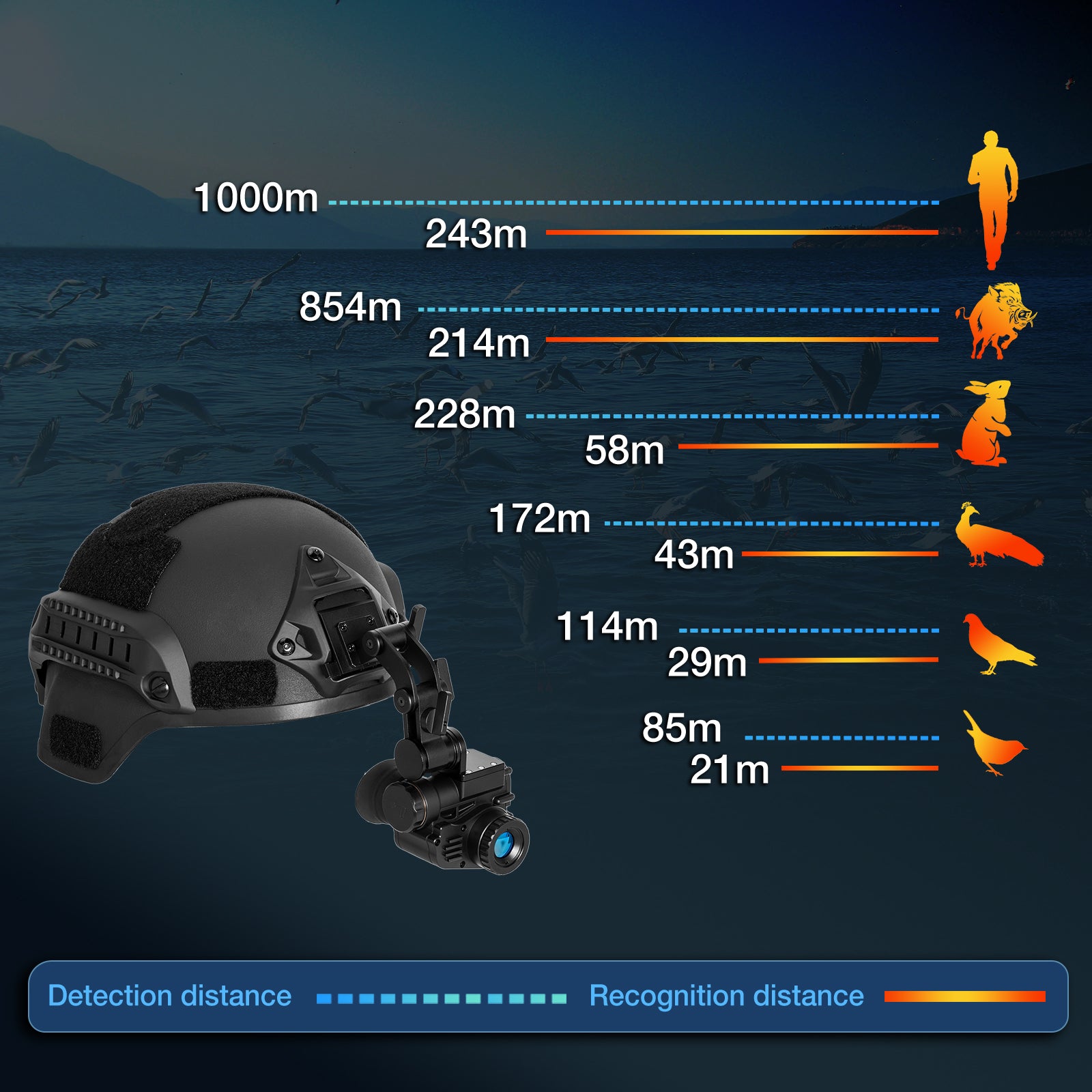 detection distance